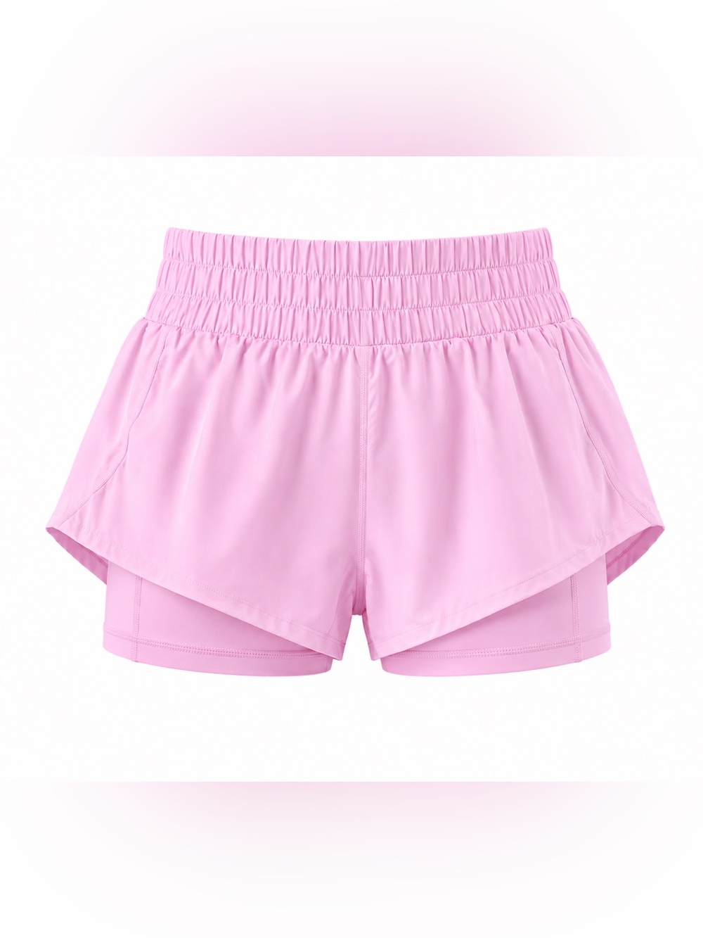 $59 POPFLEX High Waisted Supershort - Bubblegum Pink - Size SM